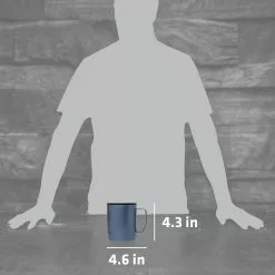 Stanley Stay Hot 12oz Titanium Camp Mug -WetflyAstralStanleyAire Elegant store NIG D9